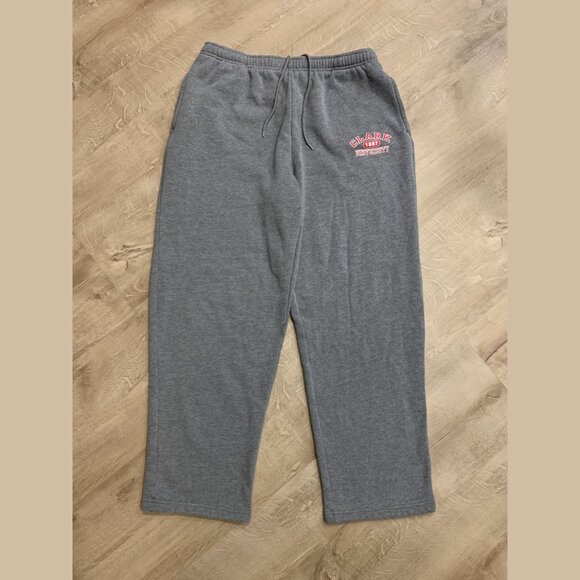 Vintage Y2K JanSport Clark University Cougars Sweatpants Men's Large L Gray - Picture 1 of 6
